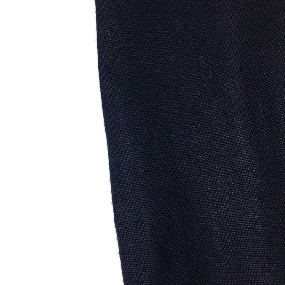 VINTAGE Mom Shorts Ultra High Waist Woven Navy Blue 80s 90s Retro Golf Size 8 - Picture 7 of 11